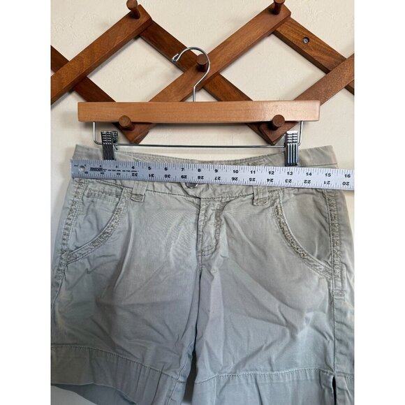 BKE Casuals Shorts Women’s 27 khaki Tan Mollie Low Rise Beach Hike School Bike - Picture 5 of 11